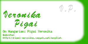 veronika pigai business card